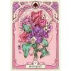 Romantic Lenormand Oracle 10.5*7.5cm Floral Motifs of The Art Nouveau Style 37 Pcs Cards (with 1 Special Card)