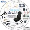 OE:29074-02/04E 81623986093 42538404  Truck Seat Lumbar Adjustment IPS Valve 3 Buttons For ISRI/MAN/IVECO (Gray Color)