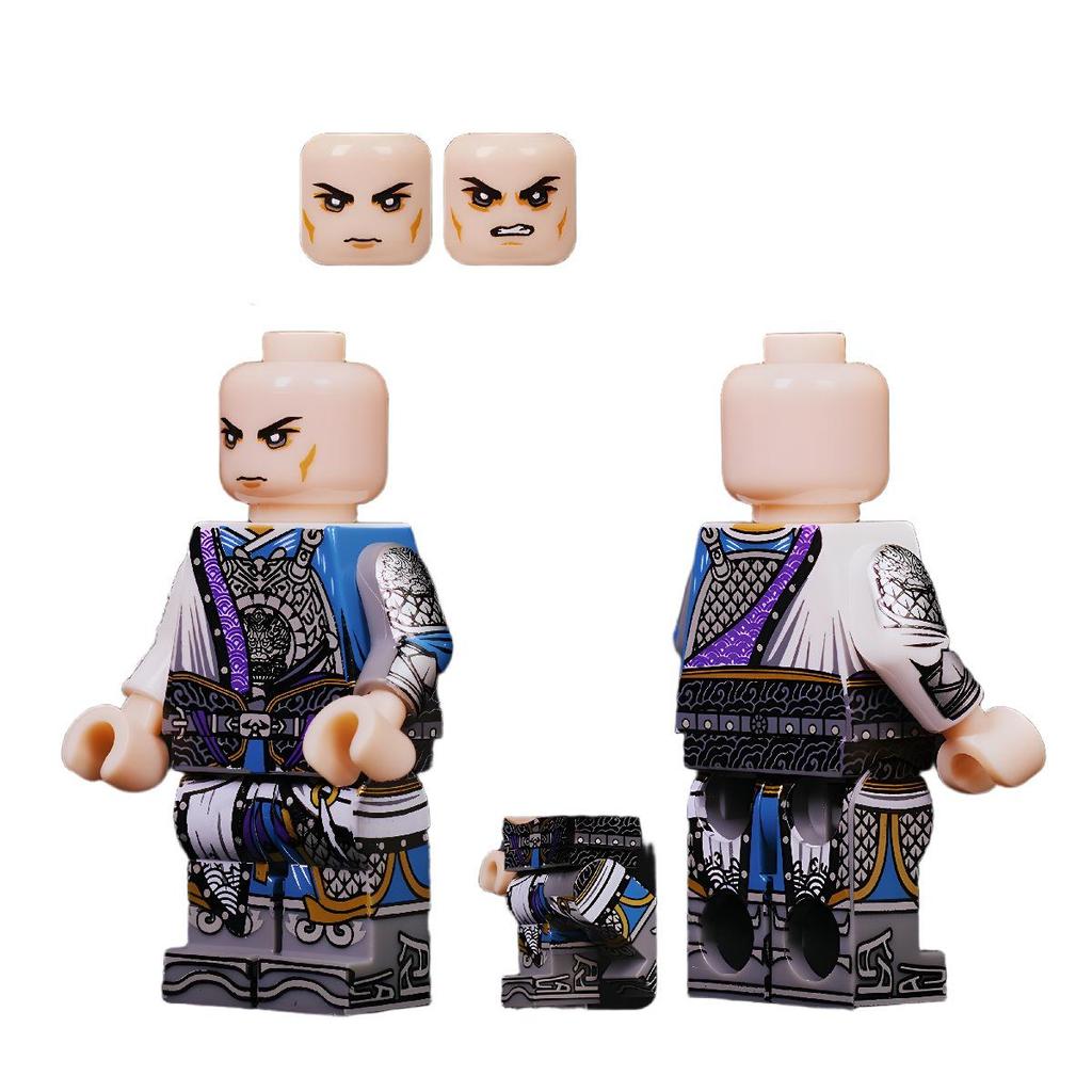 Zhang Fei Minifigure from Three Kingdoms Series, Compatible with LEGO, Romance of the Three Kingdoms Building Blocks
