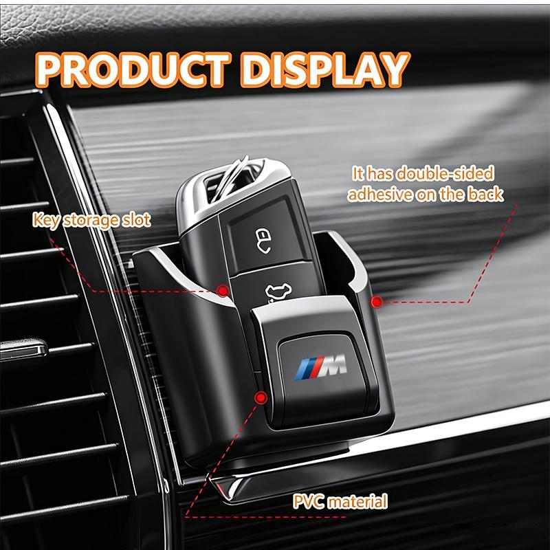 CTCE1 Car Key Holder Clip Car Interior Storage Box Dashboard Organizer For BMW G80 G06 G07 G42 G14 G15 G16 F82 F20 F21 F83 M3 /Sticker