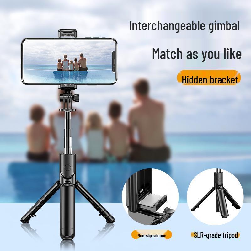 High-End Multifunctional Bluetooth Selfie Stick & Tripod with Remote for Outdoor Live Streaming Photography