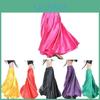 Dance Satin Costume Dance Professional Long Skirt 360 Full Circle Satin Long Skirt Swing Dance Decor