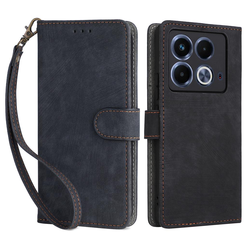 For Infinix Note 40 X6853 Case RFID Blocking Wallet PU Leather Stand Phone Cover