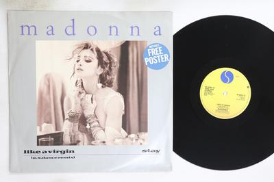12-дюймовая пластинка MADONNA - Like A Virgin (U.s.dance Remix)/Sta W9210T SIRE 1984 UK Поп Б/у