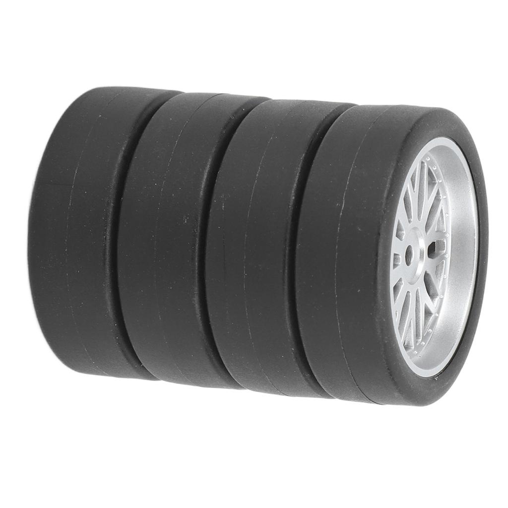 4PCS RC Drift Car Tires Rubber Drifting Wheel Tire Remote Control Model Car Tyre Replacement for AE86