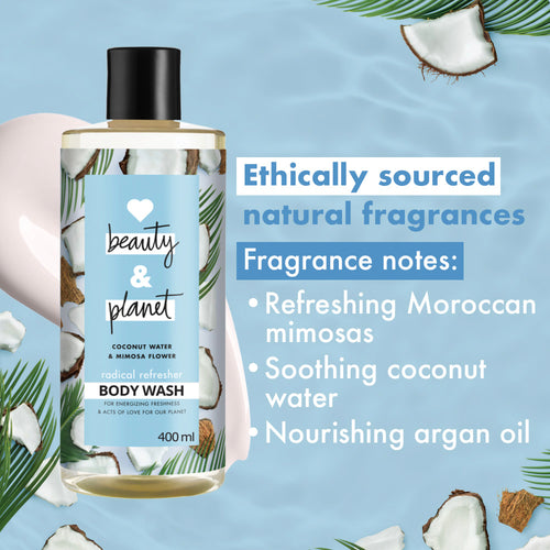 Love Beauty And Planet Coconut Water & Mimosa Flower Hydrating Body Wash - 400ml
