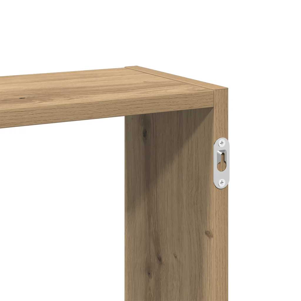 Wall Shelf Artisan Oak 159 x 18 x 66 cm Engineered Wood