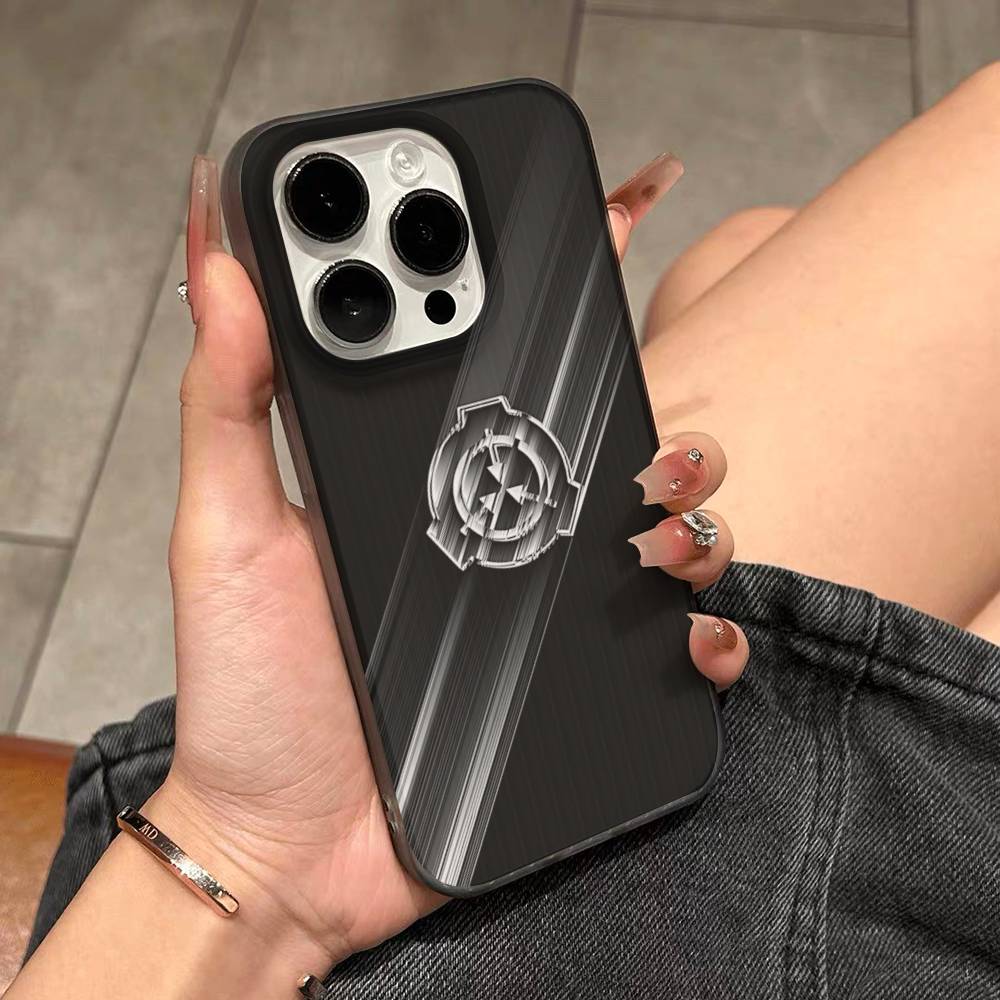 Классическая Популярная Scp F-Foundation Для IPhone 17 16 15 14 13 12 11 Pro Max Plus Pro Прозрачный Чехол для Телефона Нескользящий Корпус