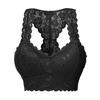 Ramidos New Women Plus Size Vest Crop Wire  BraB Lace Lingerie Sexy V-Neck Underwear