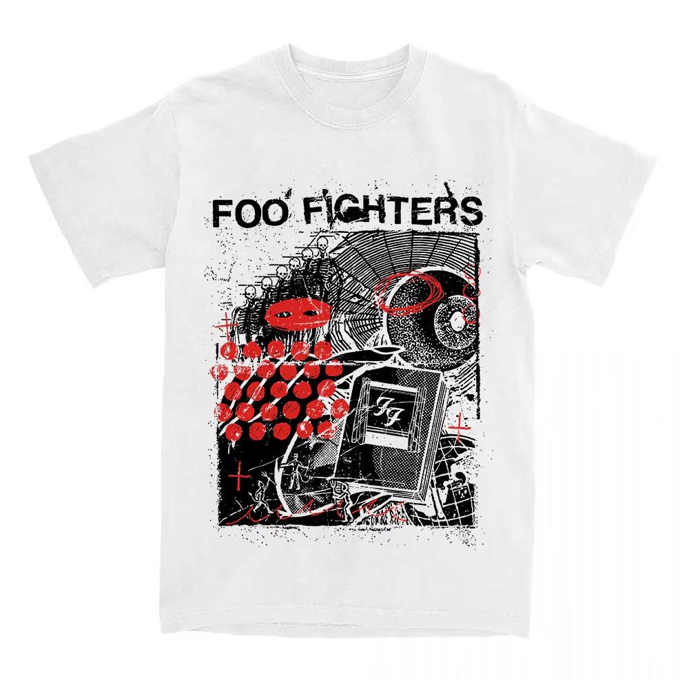Foo Fighters 2026 New Album Your Favorite Toy 100Cotton Unisex Shirt Summer Fashion Rock Y2k Graphics Mens Tshirt Fan Gift
