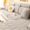 Thicken Plush Elastic Sofa Seater Covers L-shaped Corner Couch Cushion Slipcover All-inclusive Sofa Mattress
