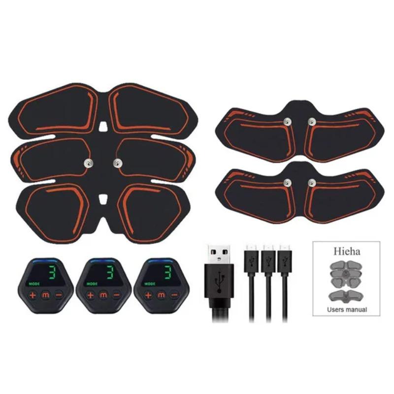 Электрический EMS ABS тонер для мышц живота, тренажер для бедер, стимулятор мышц, домашний тренажерный зал, потеря веса, вибрирующий корпус для похудения для мужчин и женщин