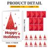 10PCS Christmas Greeting Cards Set with Envelopes, Cartoon Hand-drawn Xmas Cards for Holiday Wishes & Gifts