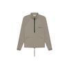 Fear of God Спортивная куртка Essentials с полумолнией и рукавами реглан Куртка унисекс Серо-коричневая FOG-SS21-648