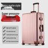 Retro Aluminum Frame Spinner Suitcase - Available In 20/24/26/29 Inches