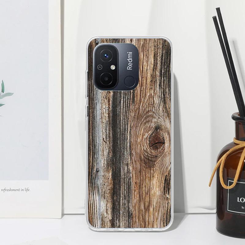 Wood Wooden Pattern Phone Case For Xiaomi Redmi 14C 13 13C 12 12C 10 10A 10C 9 9A 9C 9T 8 8A 7 7A 6A 6 Pro K80 K70 K60 K40 K20 1