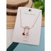 Sterling Silver Rose Gold Necklace | Pendant Chain | Gift for Women and Girls