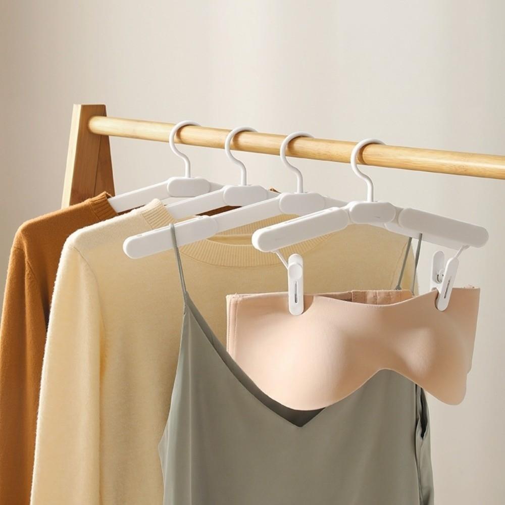 Expanded Travel Hangers Mini Size Pant Clips Durable Foldable Clothes Hanger  Business Trip