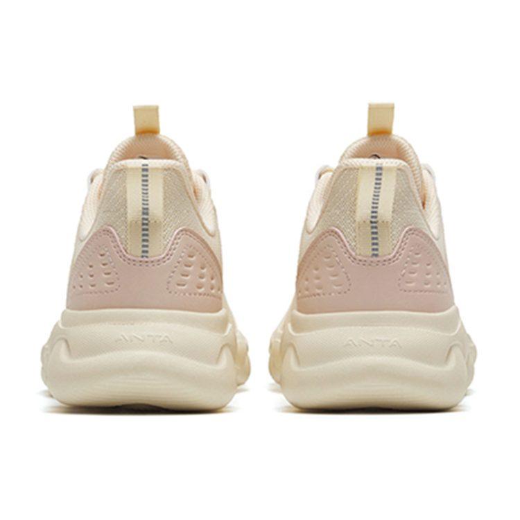 Anta Sheepskin Comfortable Cushioning Slip Resistant Abrasion Resistant Breathable Lightweight Low top Running Shoes 922235573-3