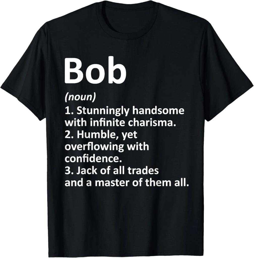 BOB Definition Personalized Name Funny Birthday Funny Gift Unisex T-Shirt