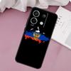 Russia Flag Coat Arms Case For Redmi Note 13 Pro Plus 9 10 11 12 Pro 10S 11S 12S Redmi 12 9C 10C 12C 13C Cover