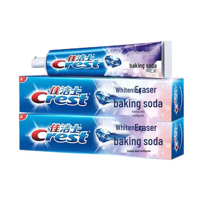 Crest Зубная паста 3D White с пищевой содой, двойная упаковка