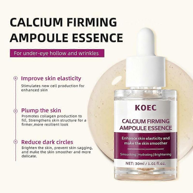 Calcium Intense Cream + Calcium Intense Ampoule Serum, Firming Moisturizer,Calcium Volume Multi Balm, Intense Hydration for Deep Wrinkles, Anti-Aging 