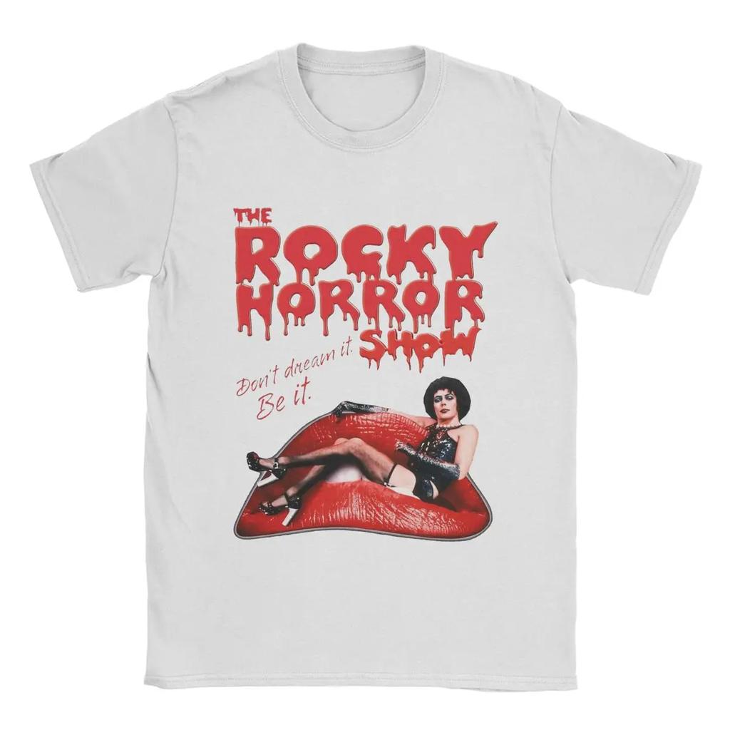 Винтажные Футболки The Rocky Horror Picture Show Мужские Женские С круглым вырезом 100% Хлопок Футболки С коротким рукавом Одежда