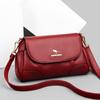 Bag for Women's Autumn New Women's Shoulder Bag Solid Color Retro Soft Leather Women's Crossbody Bag
