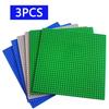 3PCS Classic Base Plates Blocks 32x32 32x16 Dots ABS Plastic Building BasePlates Bricks Assembly City Road Friends City Toys