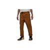 Solid Color Zipper Casual Washed Work Pants Men Bottoms Khaki FN6365-231