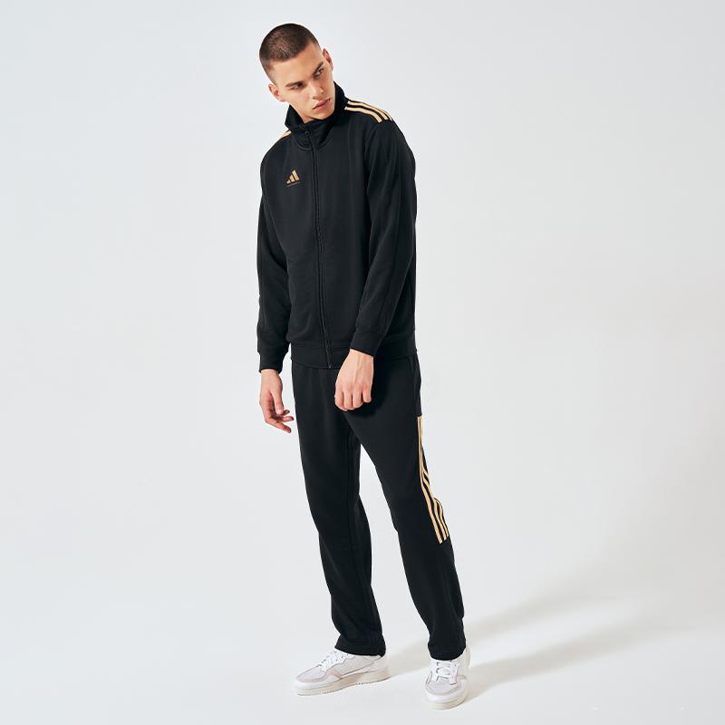 Мужская повседневная спортивная одежда Adidas Унисекс Черный Золотой