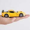 1/36 Chevrolet Corvette C6-R Игрушечная модель автомобиля для детей RMZ CiTY Diecast Racing Миниатюрная коллекция с инерционным механизмом Подарок для мальчиков