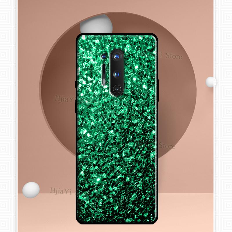 Аква-синий радужный блестящий чехол для телефона Realme 6 7 8 Pro 8i GT Neo 2 Master C3 C21 OnePlus 9 Pro 9R 8T Nord2 Cover