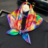 100% Natural Silk Square Scarf Women Neck Bandana Scarves Female Fashion High Quality Headkerchief Shawl Wrap Hijab