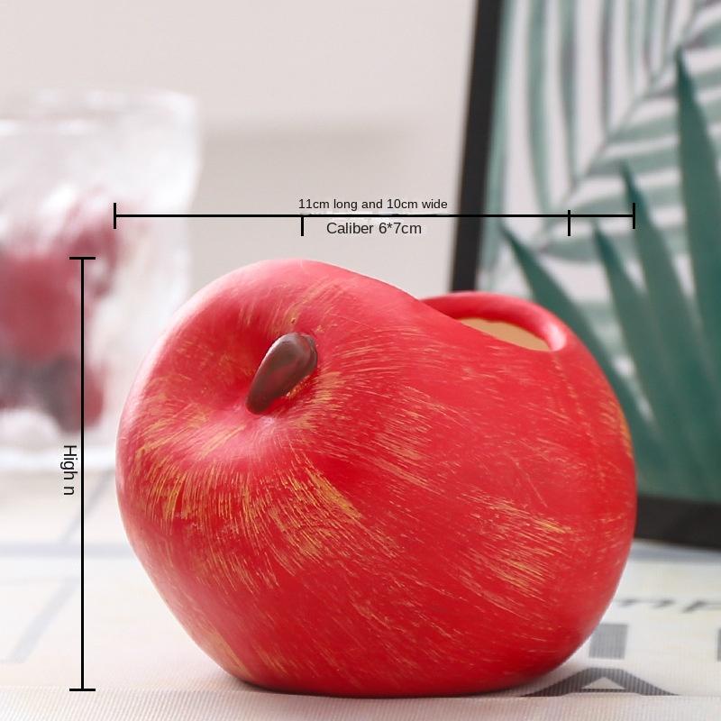 Керамический цветочный горшок ручной работы для суккулентов, милые фрукты, креативная ваза, простое украшение дома и комнаты