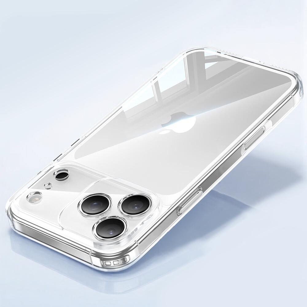 Роскошный прозрачный чехол для телефона iPhone 17 Pro Max Air, мягкий ТПУ, силиконовая задняя крышка, прозрачный чехол