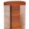 Расческа от вшей Австралийский палисандр Двусторонняя Расческа для бороды Портативная Расческа с мелкими зубьями Решетчатая расческа