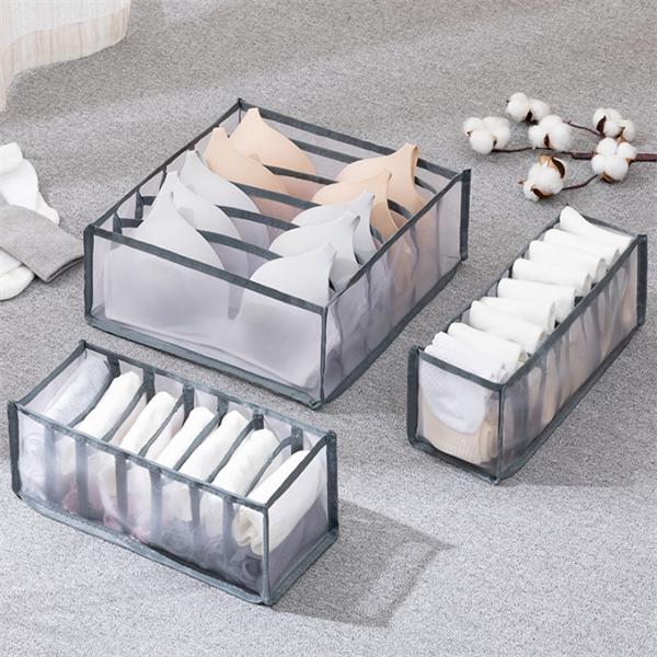Folding Closet Organizer Panties and Socks Storage Boxes Wardrobe Clothes Underwear Organizer Drawers Clothes Separator Boxes