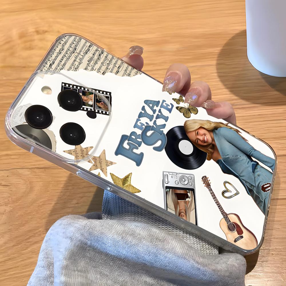 F-Freya Skye Singer Phone Case For IPhone 17 Pro Max 16 15 14 Pro Max 13 11 Xs Xr 8 7Plus Transparent Cover