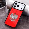Чехол для телефона с флагом Польши для iPhone 17 16 15 Pro Max Air 14 13 12 11 Plus Ударопрочный Чехол Capa