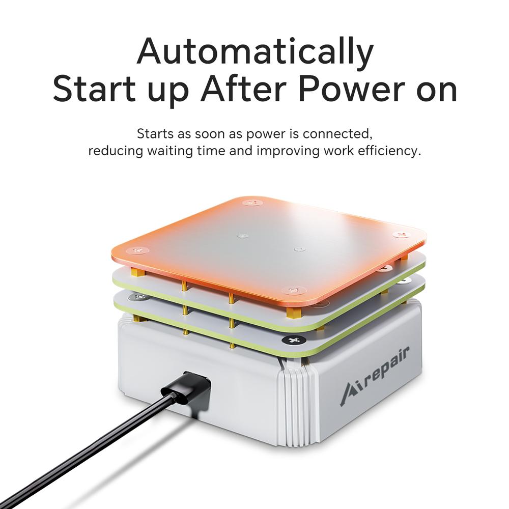 PD65W 20V Mini Heating Plate Adjustable Temperature Preheater Rework Station Type C Interface For DIY PCB Soldering Disassembly