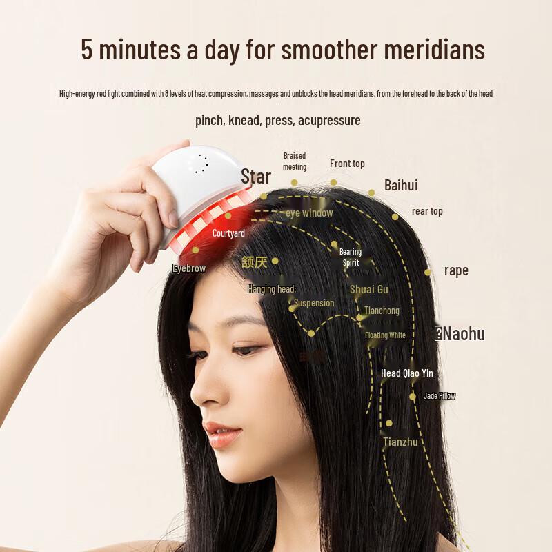 Ke'ai Yuansu Red Light Scalp Massager Comb CN plug (adapter included)