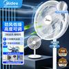 Midea Тихий напольный и настольный вентилятор с 7 лопастями