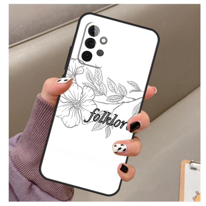 Мягкий чехол Folklore для Samsung Galaxy A32 A52 A72 A12 A42 A40 A50 A70 A03S A21S A52S A71 A51