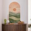 4 шт. креативные закатные горы арка спальня гостиная домашний настенный фон украшение настенные наклейки