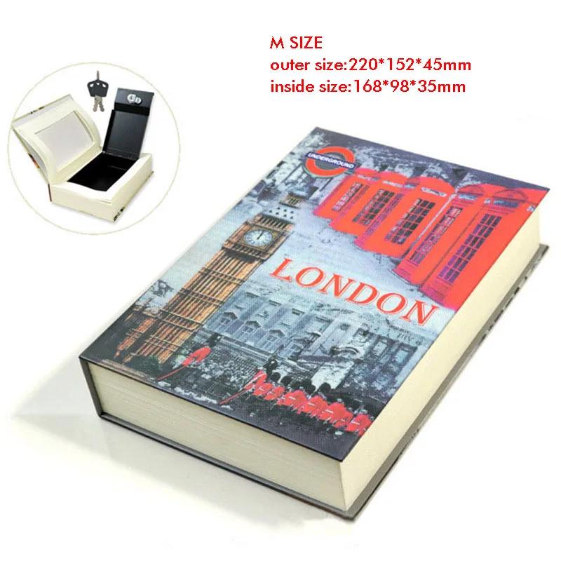 Домашний сейф высокого качества секретная книга скрытый сейф сейф копилка монет копилка денежный ящик металл сталь моделирование классические книги