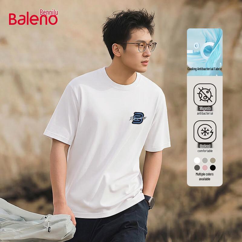 Baleno Men's Lightweight Breathable Short Sleeve T-Shirt