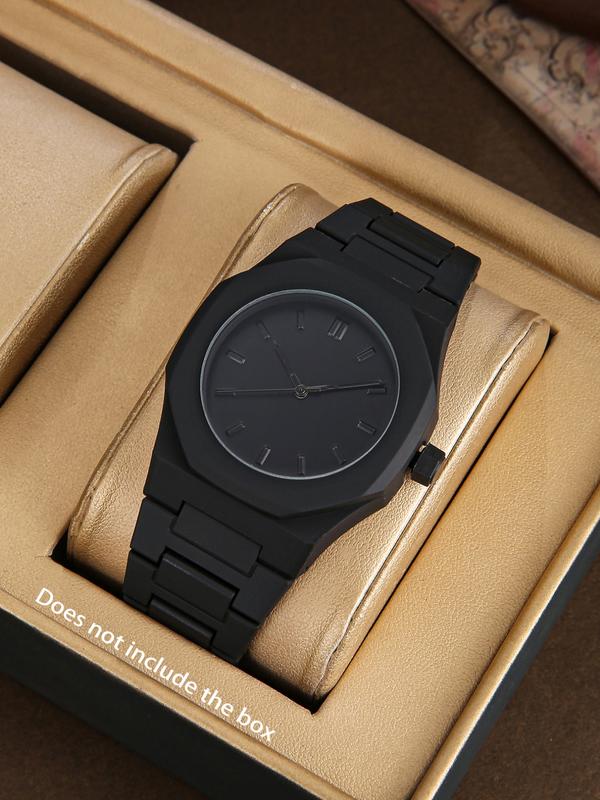Men's Fashion Watch Set, Resin Material, Lightweight & Accurate, Includes Bracelet, Perfect Gift for Thanksgiving,Back-To-School
