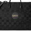 Gucci Кожаная сумка-тоут с логотипом Off The Grid Мужская сумка-тоут Черная 630353-H9HAN-1000